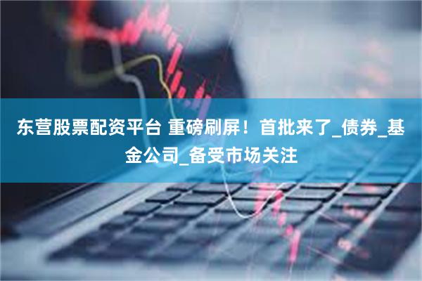 东营股票配资平台 重磅刷屏！首批来了_债券_基金公司_备受市场关注